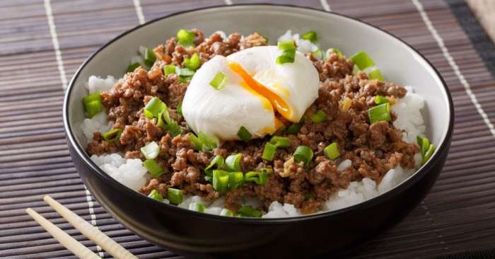 How to cook ground beef japanese style