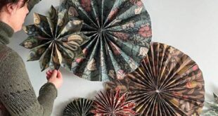 How to make a fan decoration