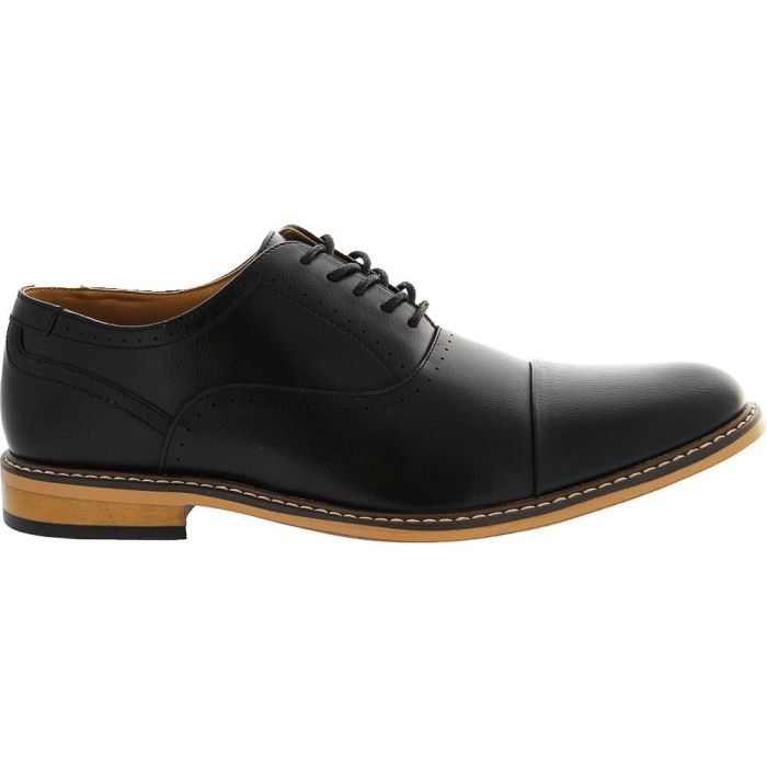 Steve madden black men's dress shoes