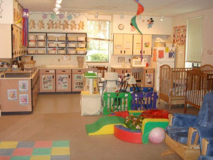 How to decorate a daycare infant room