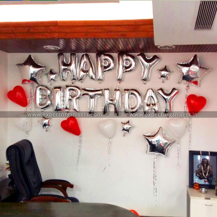 How to decorate a coworkers office for birthday