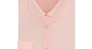 Peach dress shirt for men