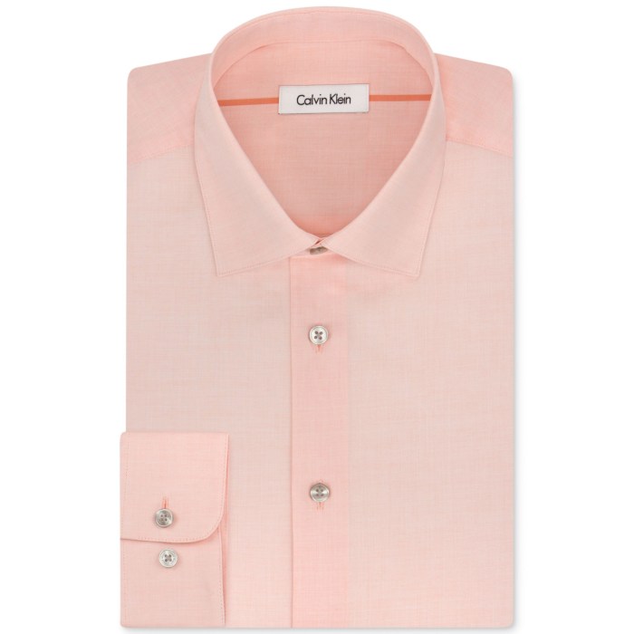 Peach dress shirt for men