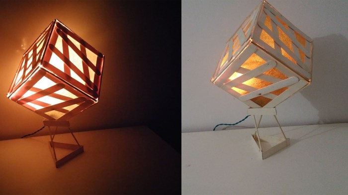 How to make lamp decoration