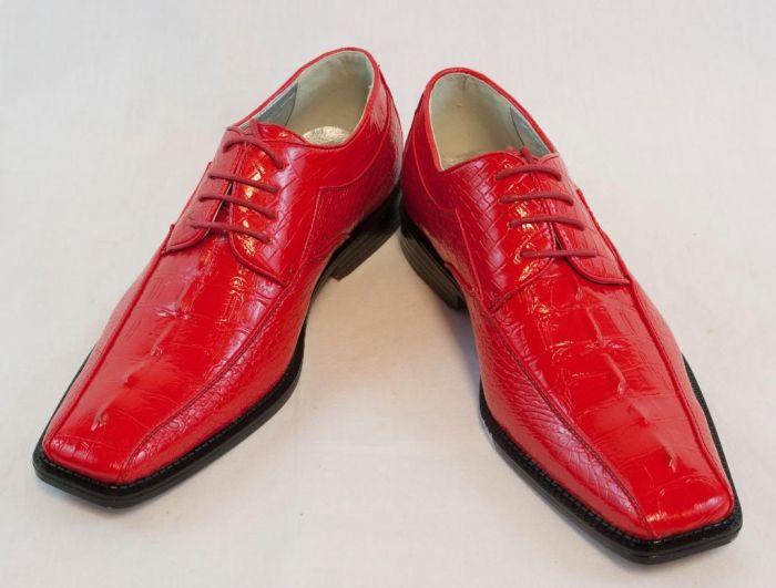 Mens red soled dress shoes