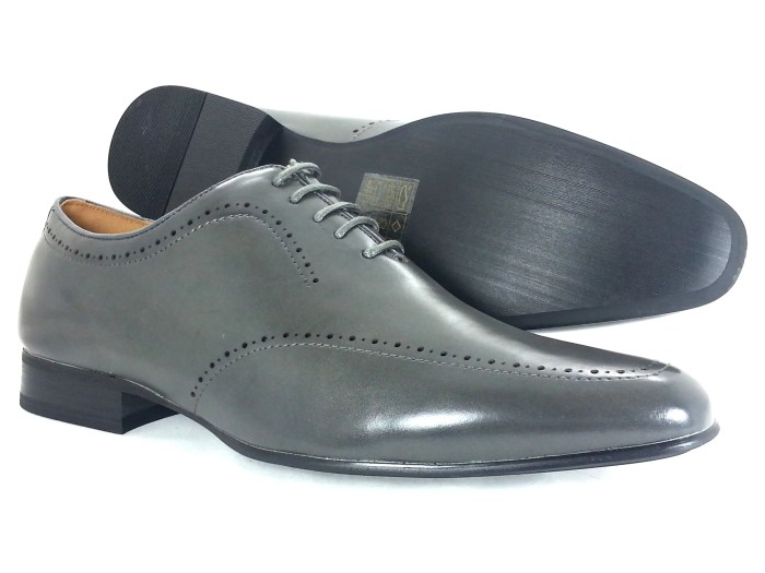 Mens grey dress shoes